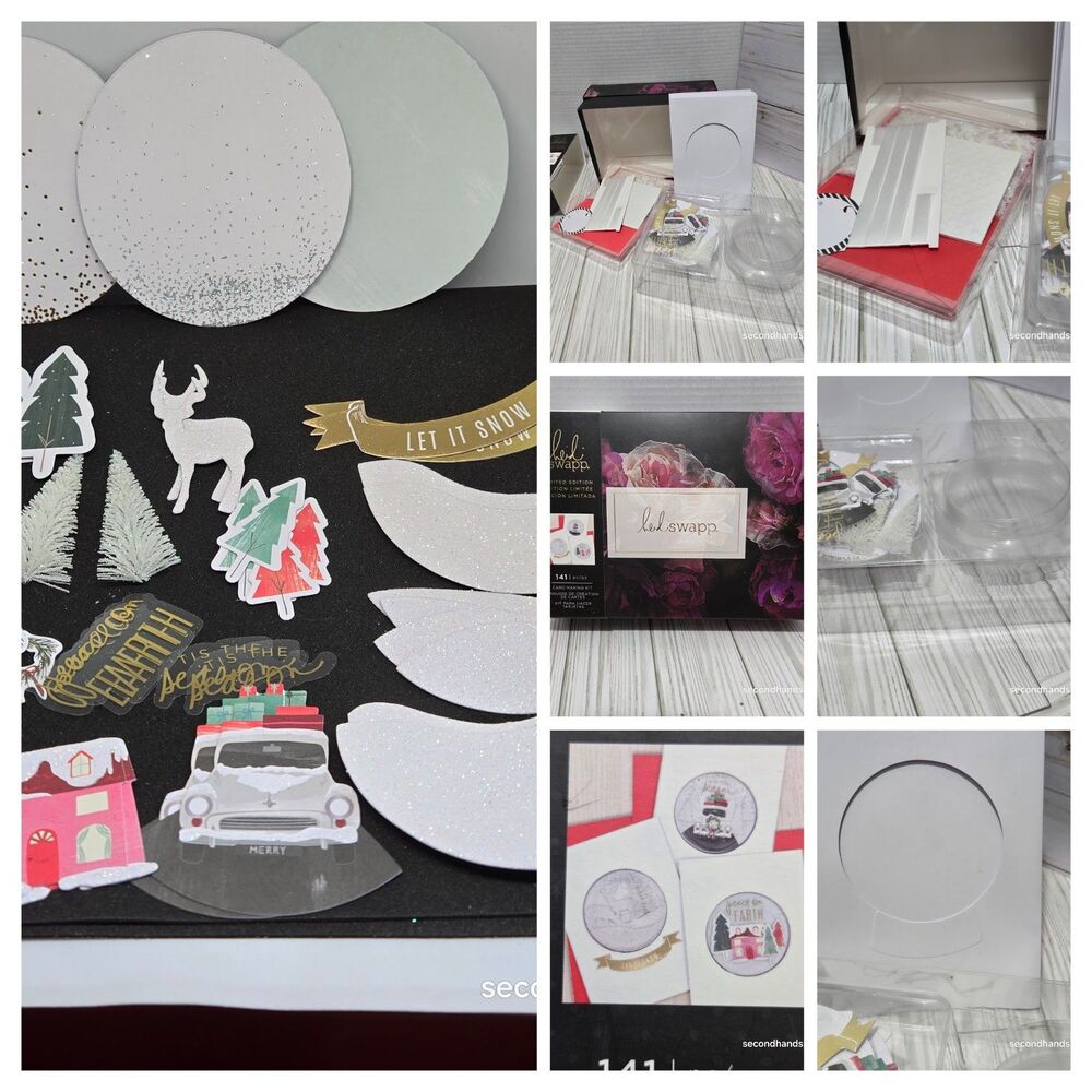 American Crafts Heidi Swapp Dome Card Making Kit Winter Christmas
